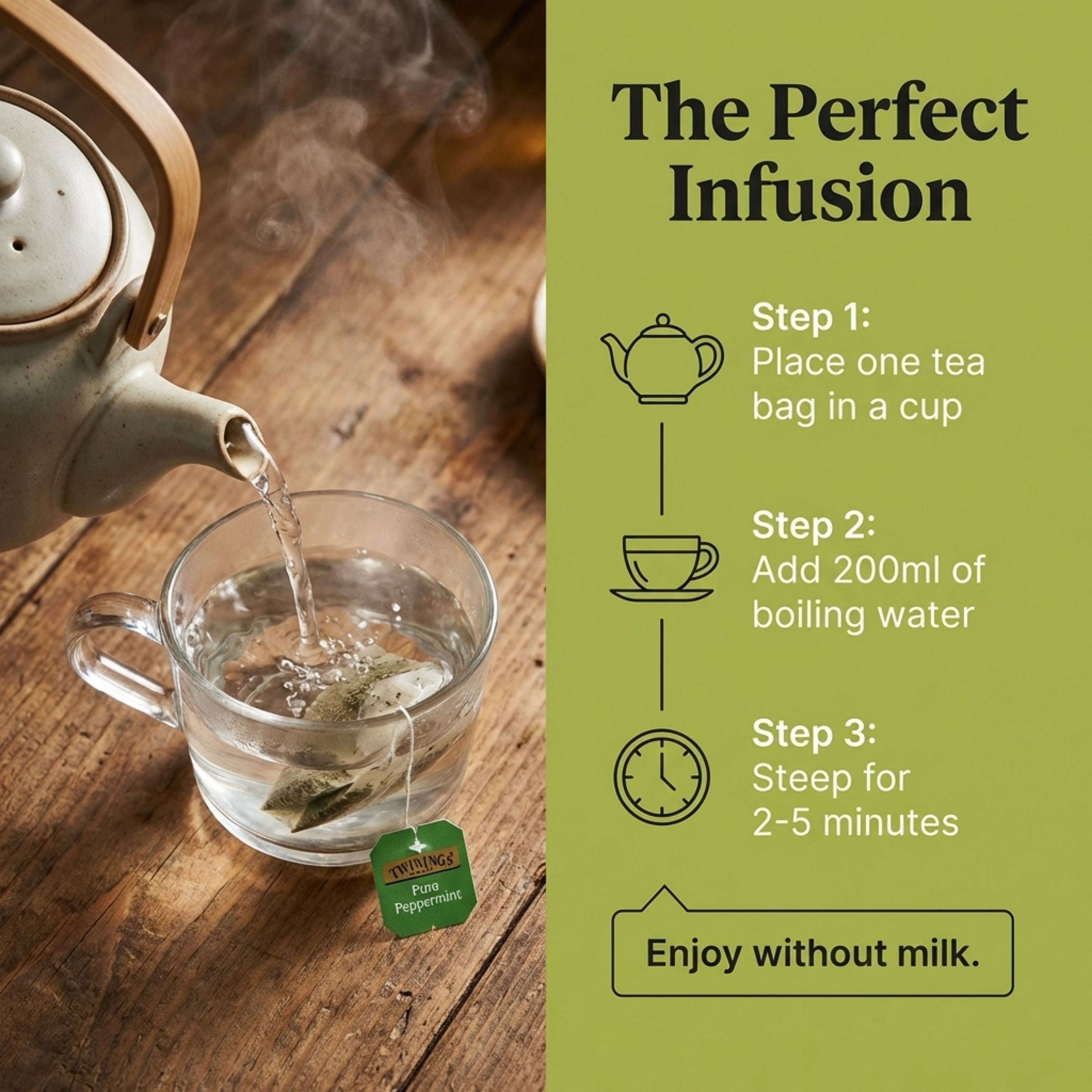 Twinings Pure Peppermint – 80 Bags