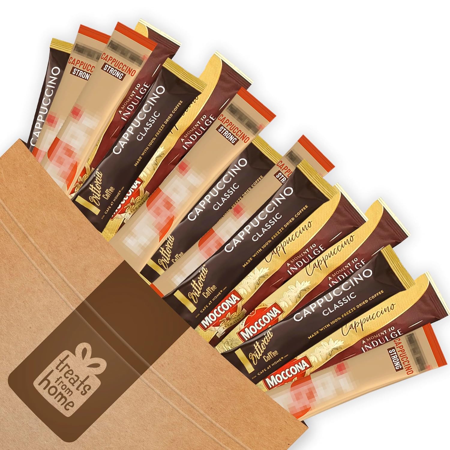 Cappuccino Coffee Box - 15 Instant Coffee Mix Sachets