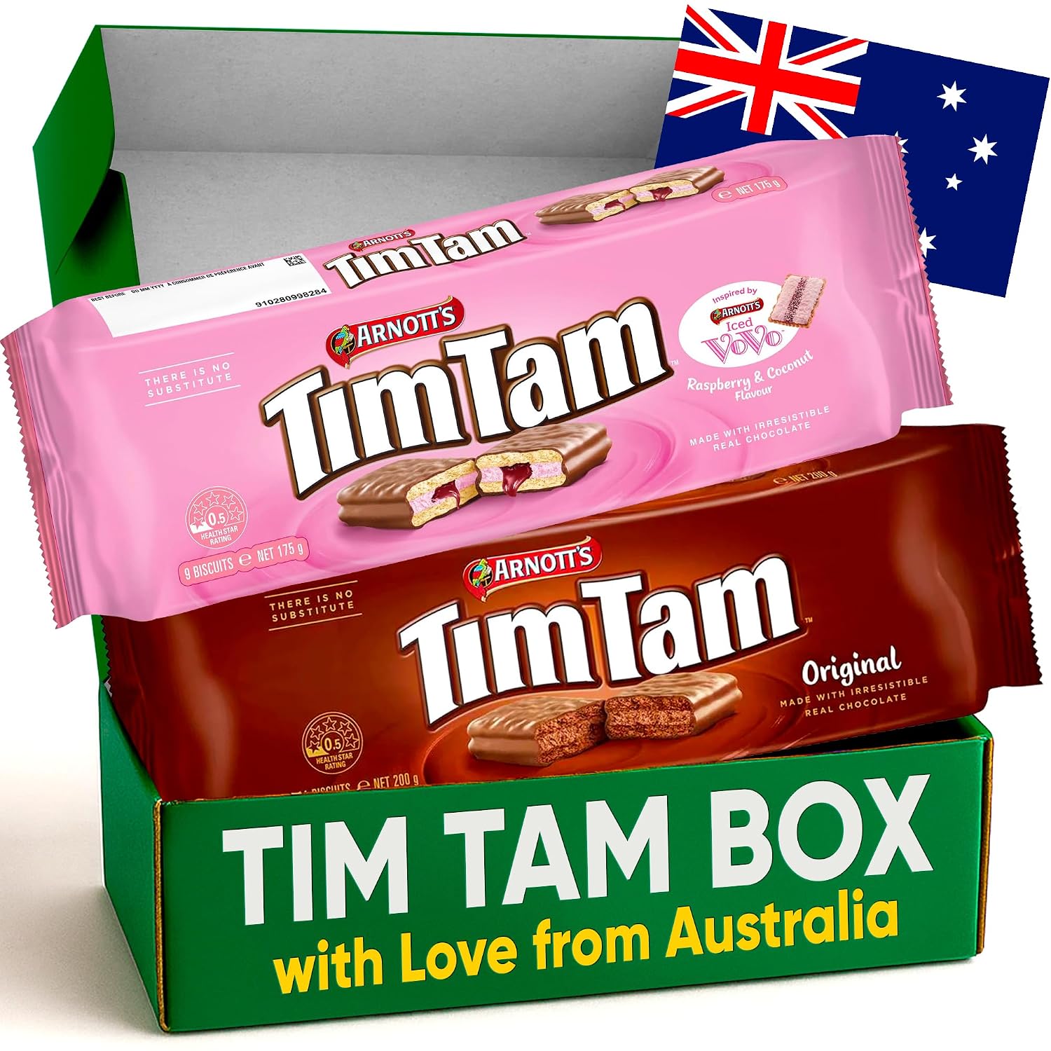 Tim Tam Cookies Gift 2 Pack – Australian Chocolate Biscuits Variety Pack