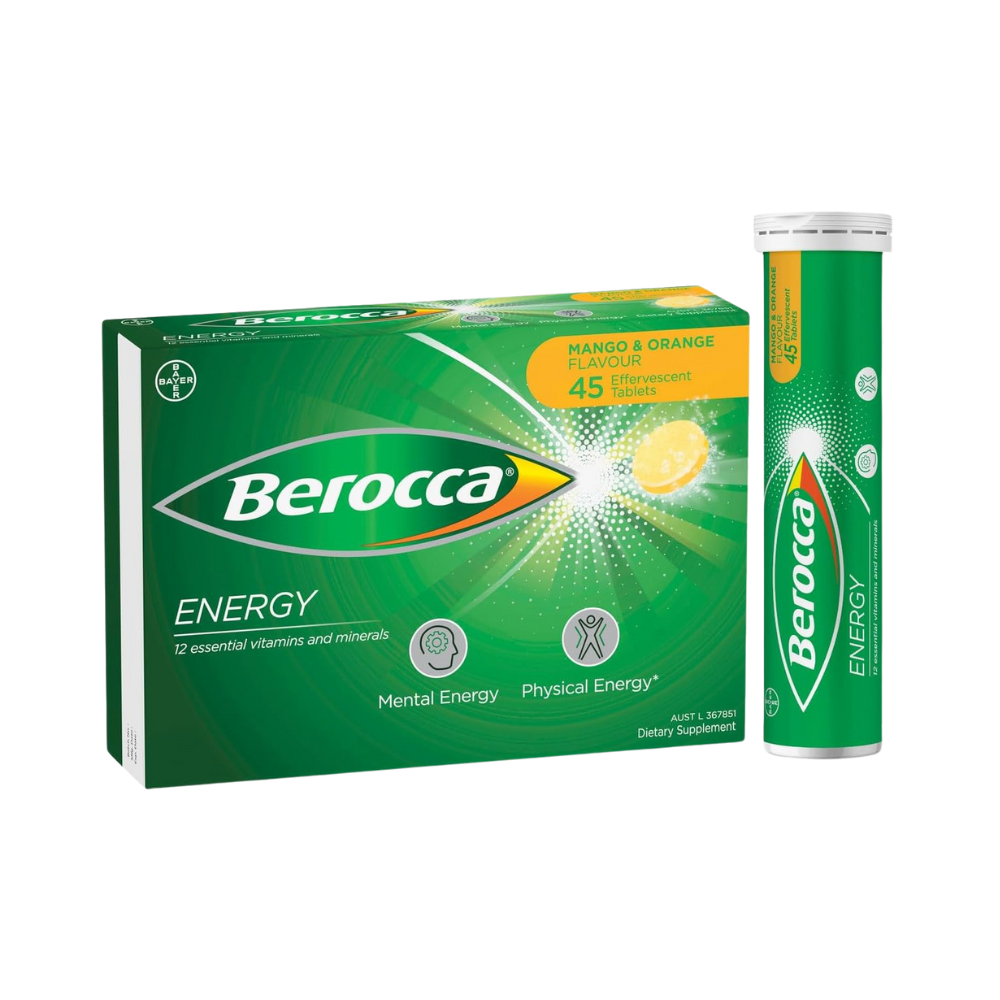 Berocca Energy Vitamin B & C Mango & Orange