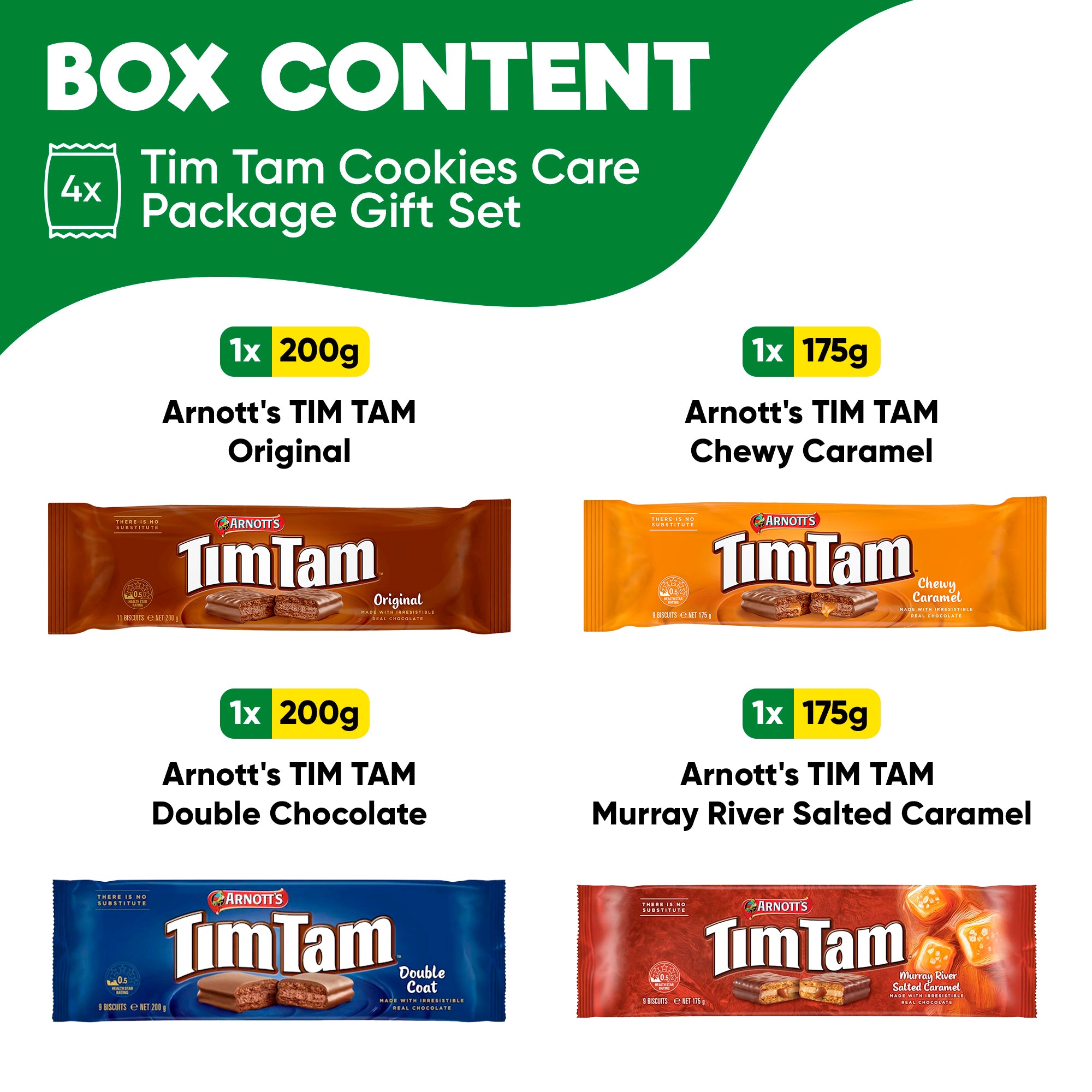 Arnott's Tim Tam Variety Box (4 Pack)