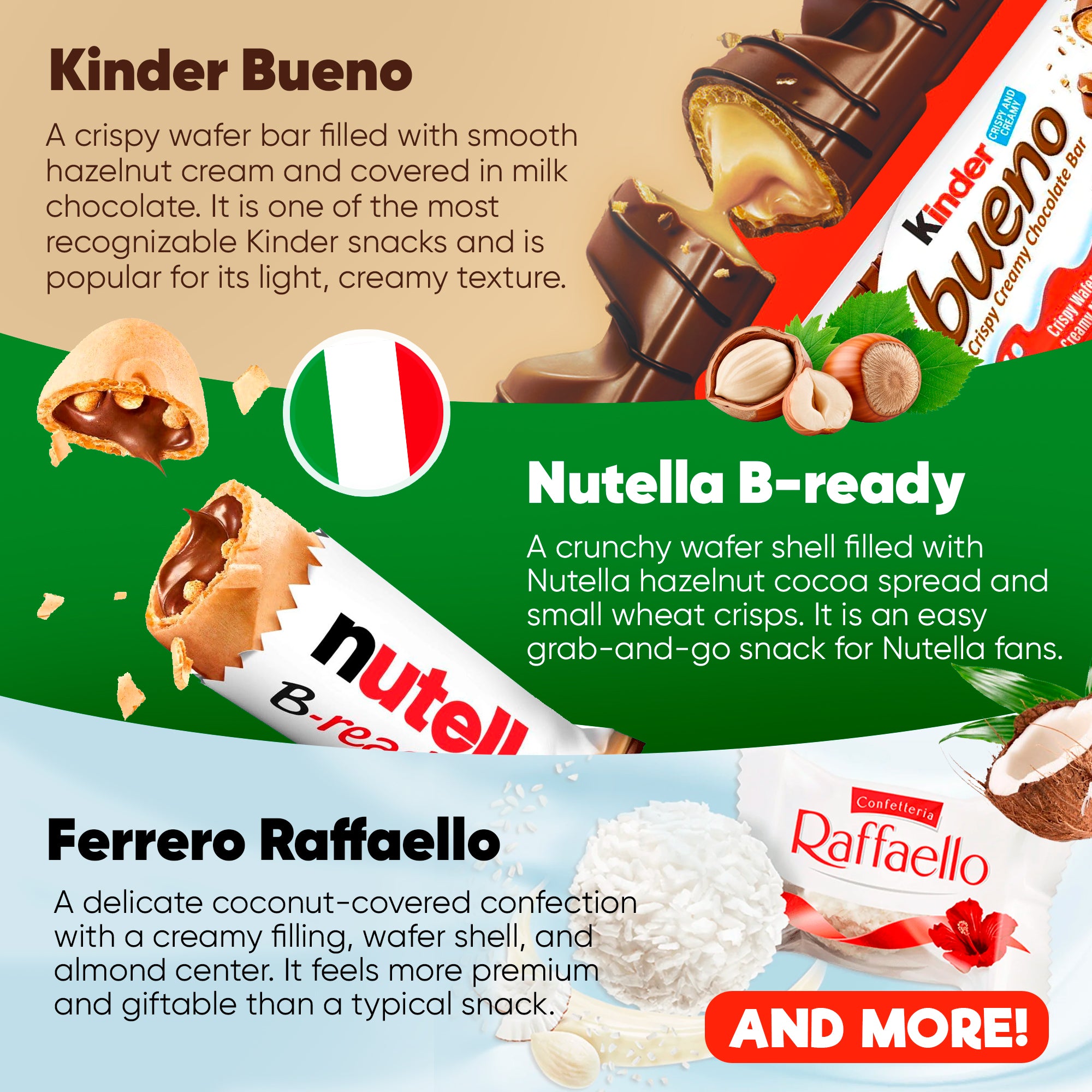 Italian Snack Box – 12 Authentic Italian Treats Variety Pack