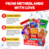 Dutch Snack Box - 12 Authentic Netherlands Treats Variety Pack