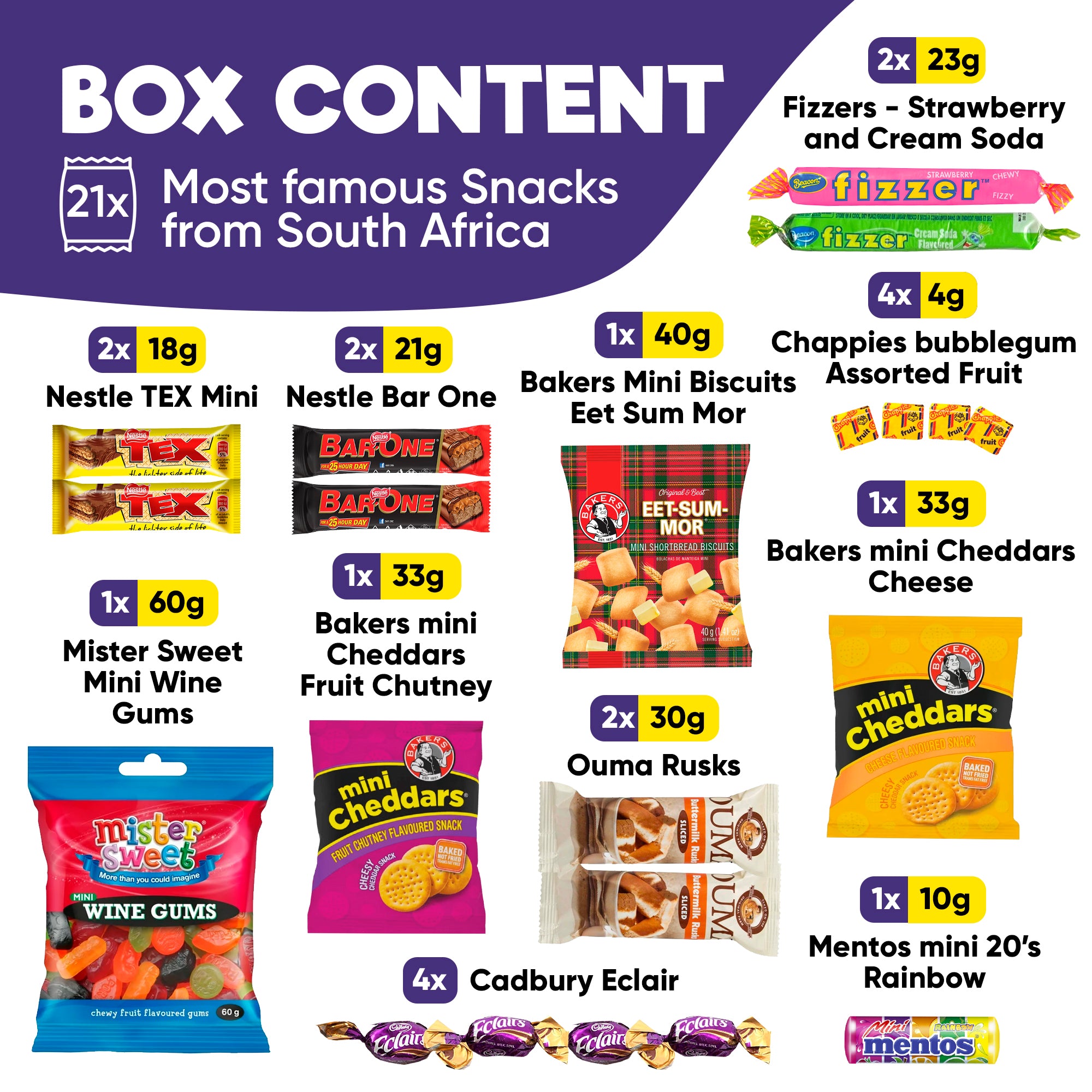 Mini International Exotic Snack Box