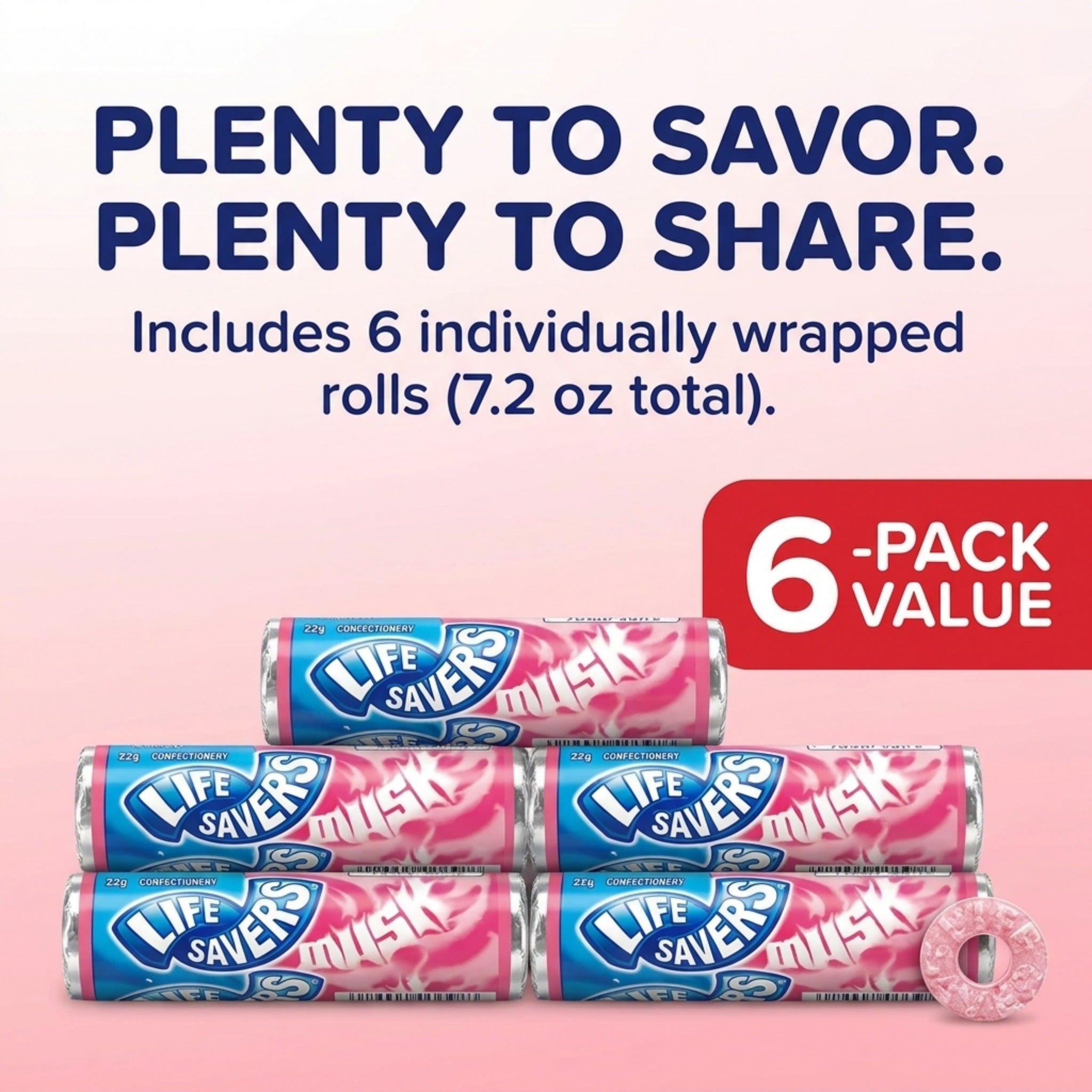Nestle Musk Lifesavers – 34g Roll (6-Pack)