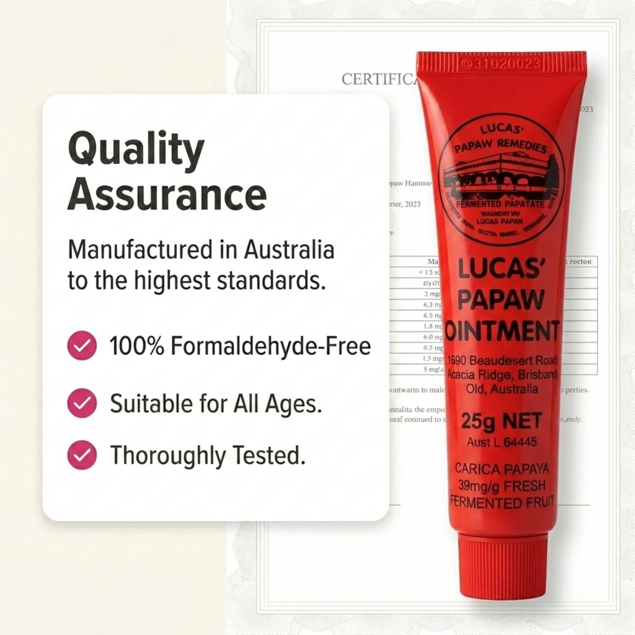 Lucas Papaw Ointment - 25g Tube