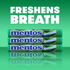 Mentos Spearmint Chewy Mint Rolls - Bulk 15-Pack (210 Pieces)