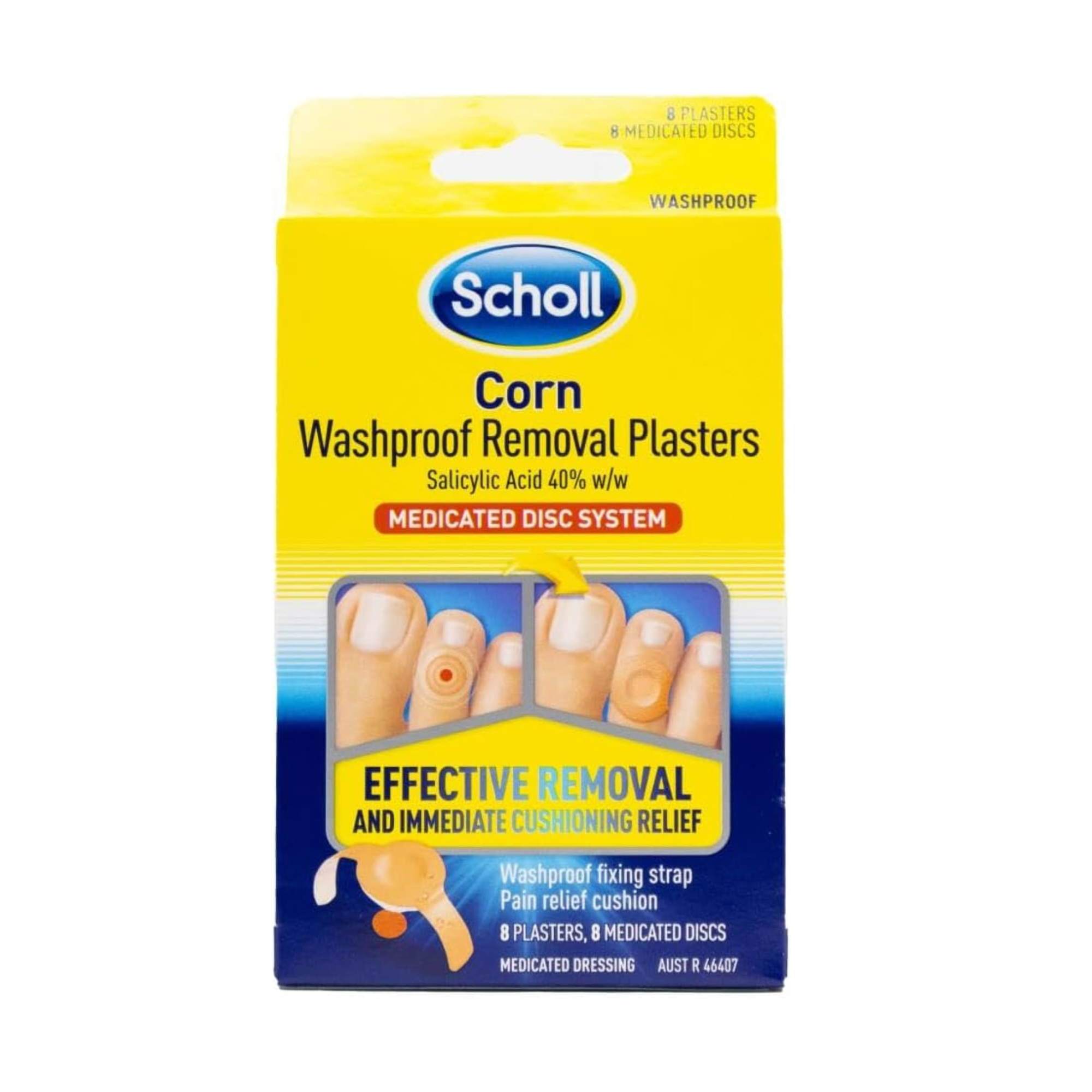 Scholl Waterproof Medicated Disc System for Corn Removal