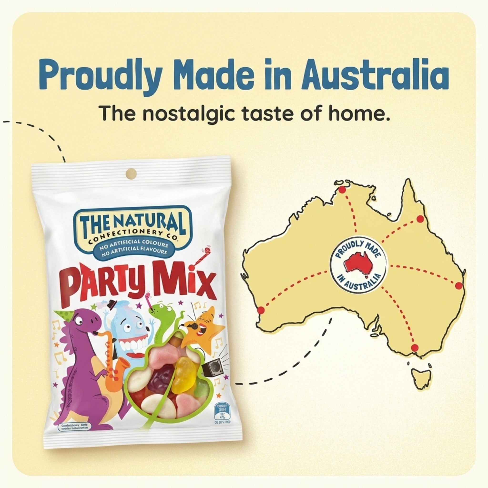The Natural Confectionery Co Party Mix - 240g Bag