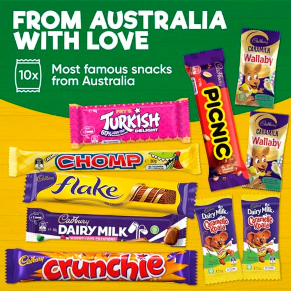 Cadbury 10 Chocolate Bar Pack