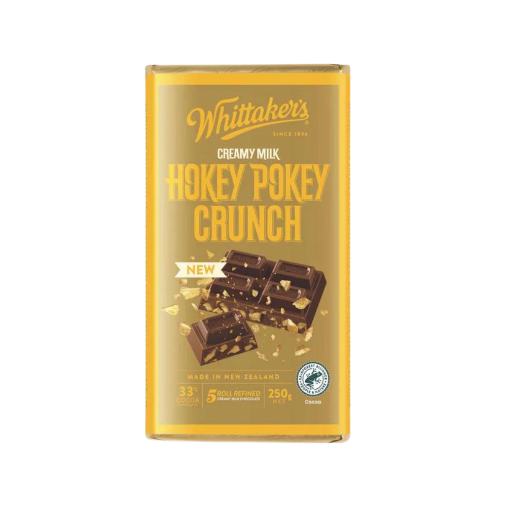 Whittaker's Hokey Pokey Crunch Chocolate Block