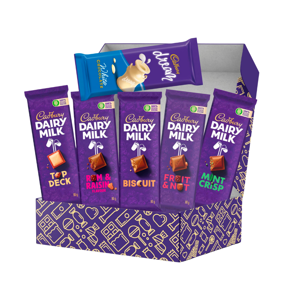 Cadbury 6 Slabs Chocolate Box