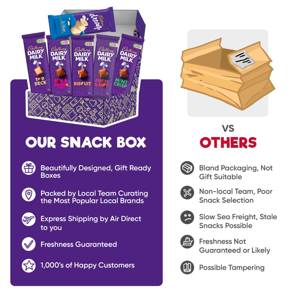 Cadbury Chocolate Slabs – 6 Pack
