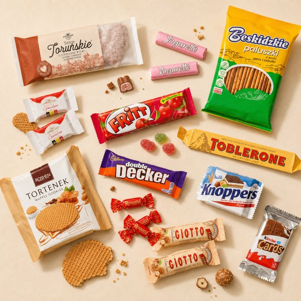 Europe snack selection
