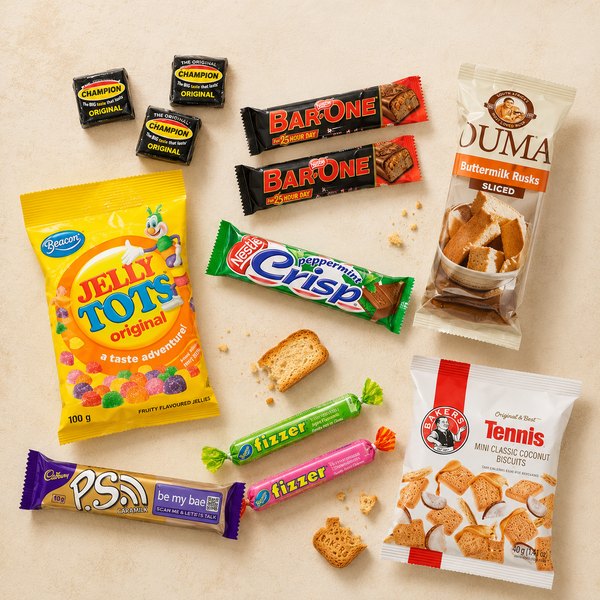 South Africa snack selection